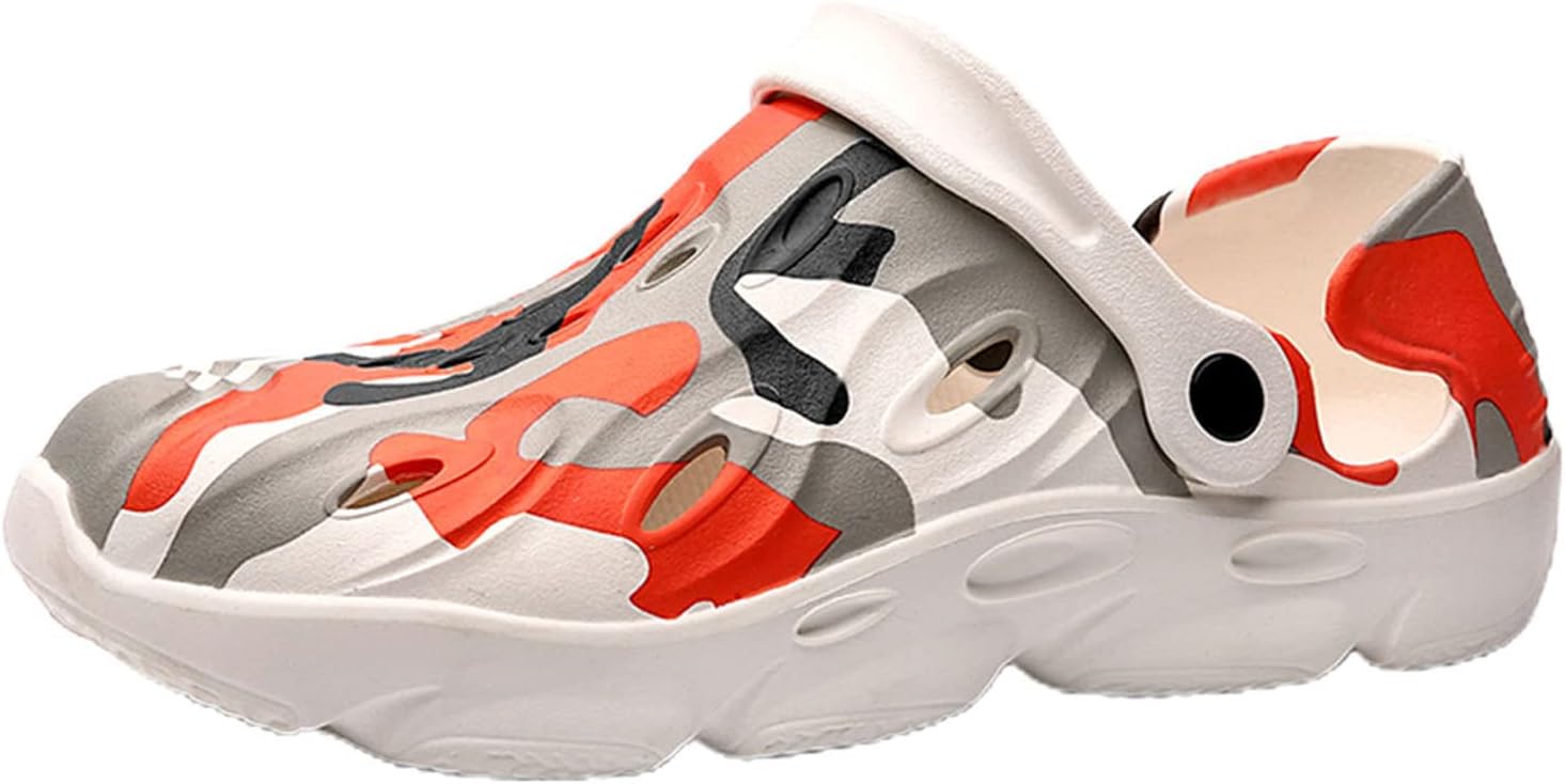 Мужские сабо Meidiastra, удобные, дышащие, садовые сабо, противоскользящие пляжные сандалии, тапочки для прогулок, оранжевый
Мужские сабо Meidiastra, удобные, дышащие, садовые сабо, противоскользящие пляжные сандалии, тапочки для прогулок, оранжевый