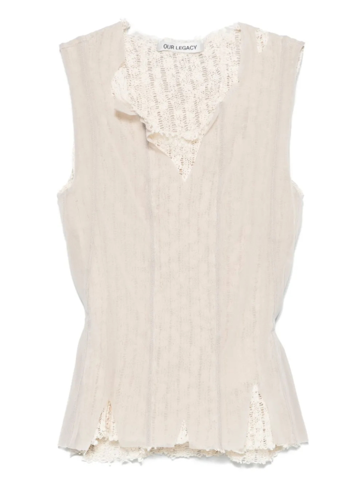 Двухслойный топ OUR LEGACY, нейтральный
Двухслойный топ OUR LEGACY, нейтральный