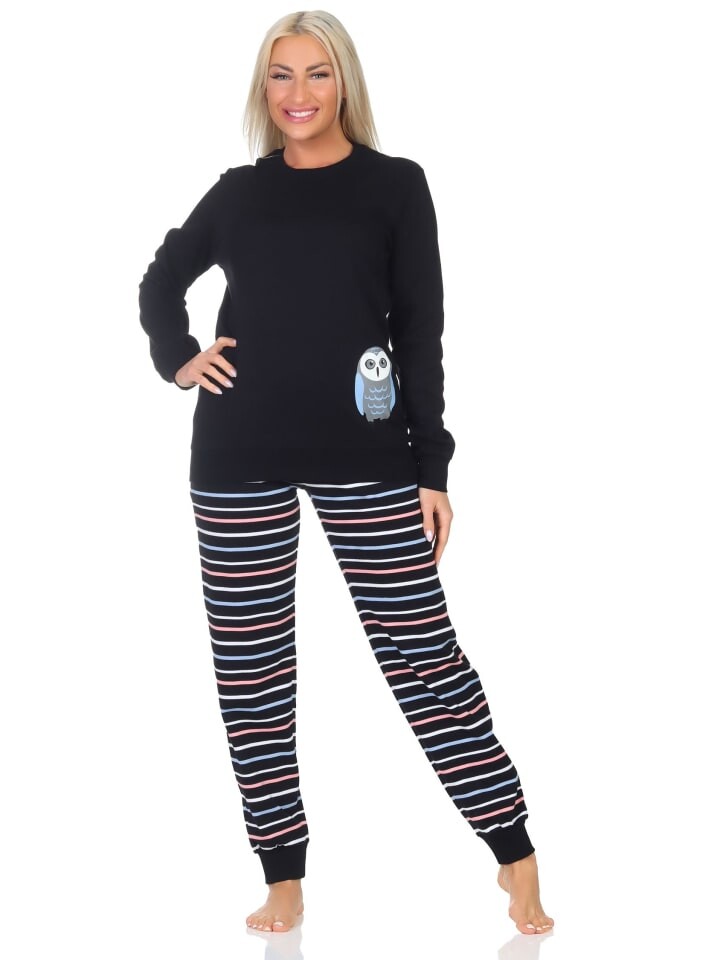 Пижама NORMANN Interlock langarm Bündchen Tiermotiv, черный
Пижама NORMANN Interlock langarm Bündchen Tiermotiv, черный