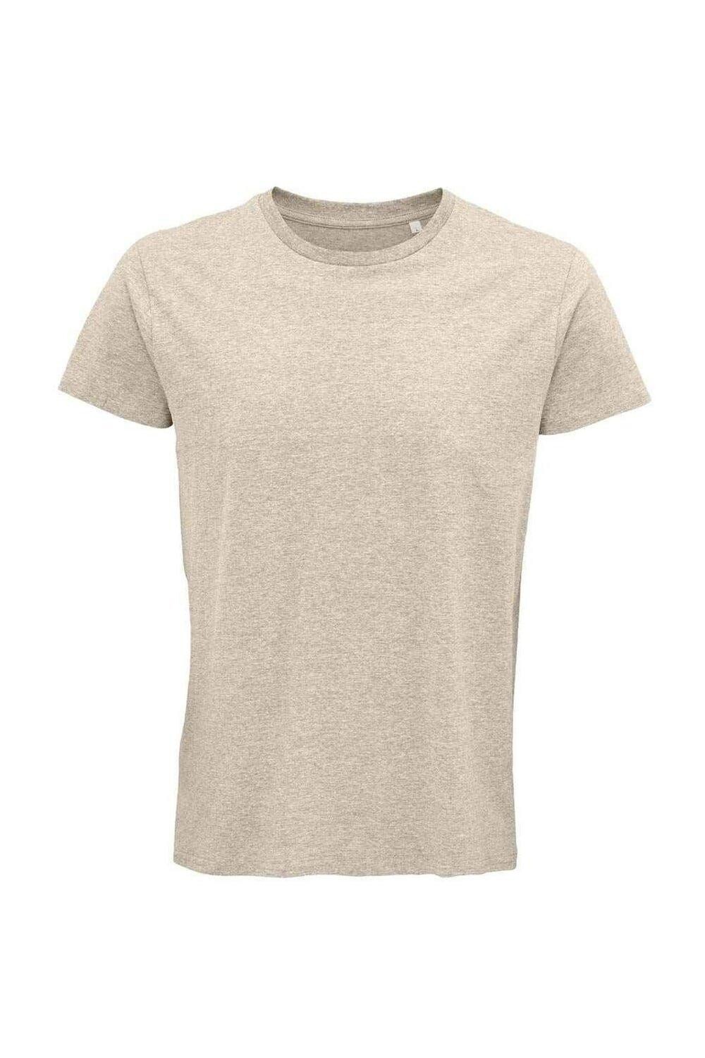 Футболка Crusader Heather из органического материала SOL'S, бежевый 
Футболка Crusader Heather из органического материала SOL'S, бежевый