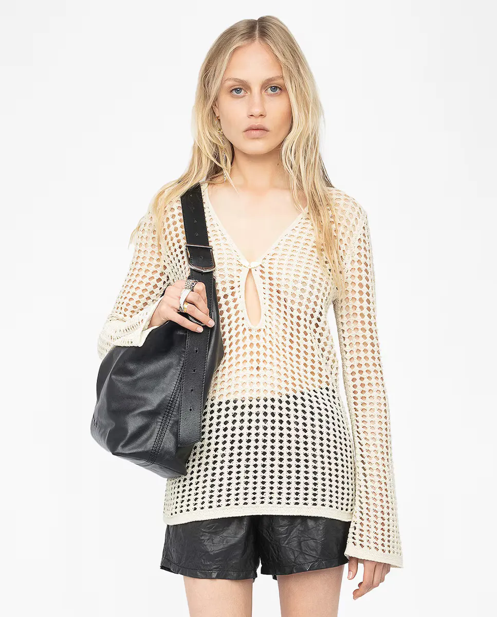 Женский джемпер Rany ажурный с длинным рукавом Zadig & Voltaire, белый
Женский джемпер Rany ажурный с длинным рукавом Zadig & Voltaire, белый