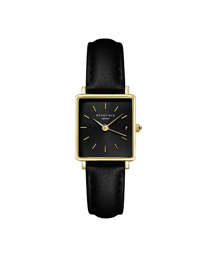 Квадратные женские часы XS из черной кожи, 24 мм Rosefield, черный
Квадратные женские часы XS из черной кожи, 24 мм Rosefield, черный