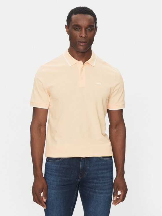 Рубашка поло стандартный крой Parlay 190 50494697 Boss, экрю 
Рубашка поло стандартный крой Parlay 190 50494697 Boss, экрю