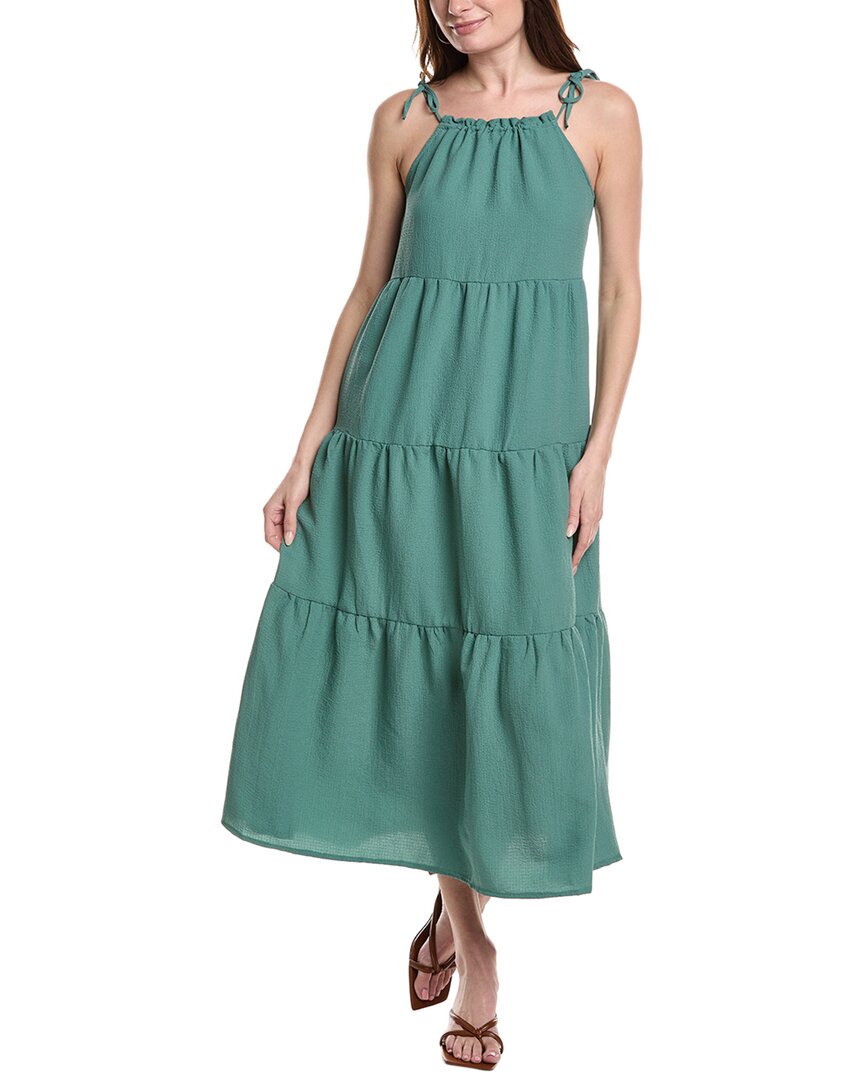 Платье миди из крепа с ярусами Maison Maar, зеленый
Платье миди из крепа с ярусами Maison Maar, зеленый