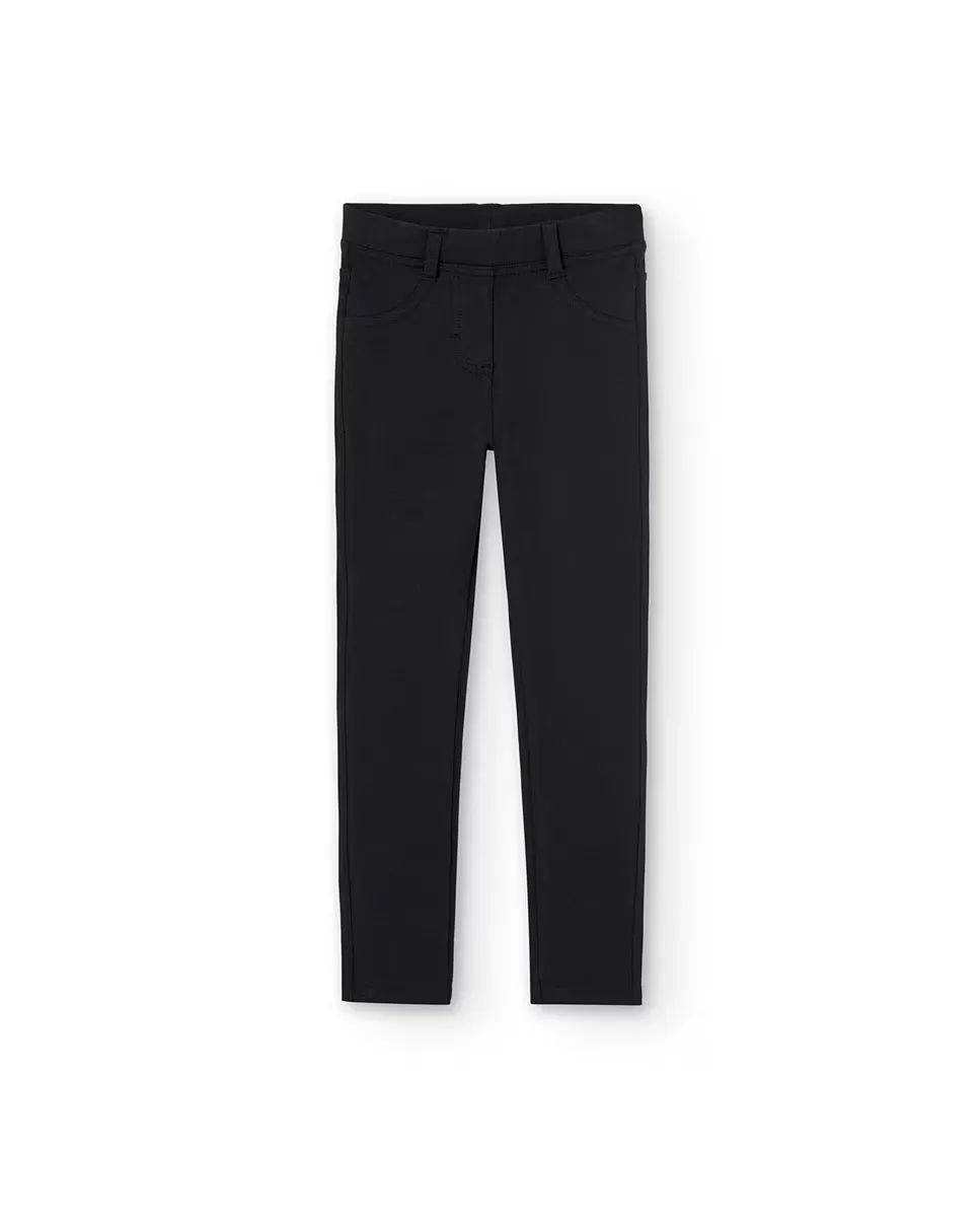 Простые девичьи леггинсы с задними карманами Boboli, черный
Простые девичьи леггинсы с задними карманами Boboli, черный