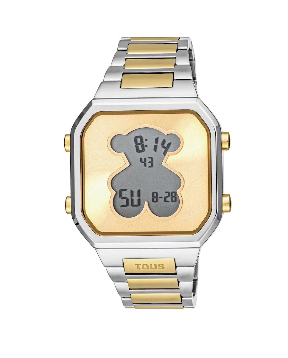 Женские цифровые часы D-BEAR с браслетом из стали SS и золотой стали IPG Tous, мультиколор
Женские цифровые часы D-BEAR с браслетом из стали SS и золотой стали IPG Tous, мультиколор