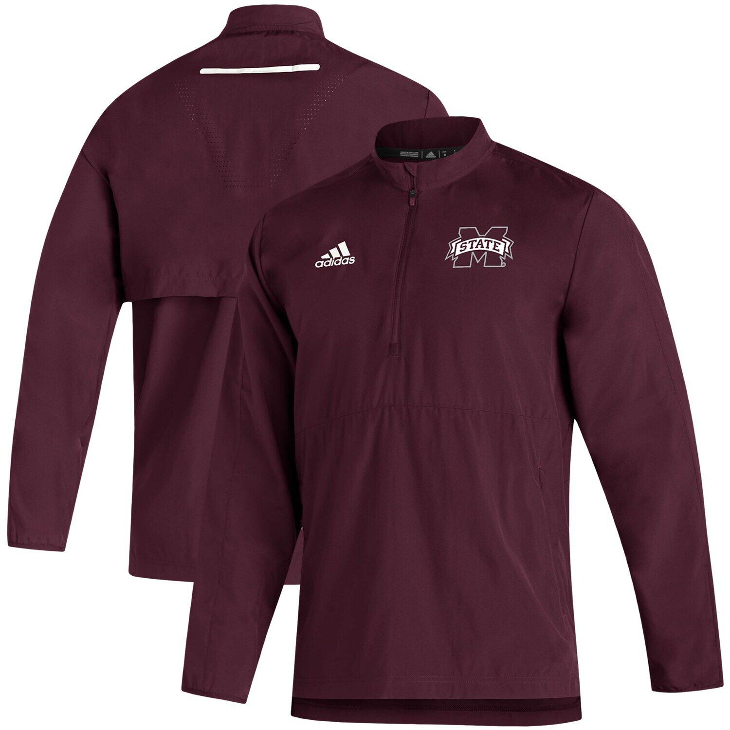 Мужская темно-бордовая куртка Mississippi State Bulldogs 2021 Sideline с молнией на четверть длины AEROREADY adidas, Красный, Мужская темно-бордовая куртка Mississippi State Bulldogs 2021 Sideline с молнией на четверть длины AEROREADY adidas
Мужская темно-бордовая куртка Mississippi State Bulldogs 2021 Sideline с молнией на четверть длины AEROREADY adidas, Красный, Мужская темно-бордовая куртка Mississippi State Bulldogs 2021 Sideline с молнией на четверть длины AEROREADY adidas