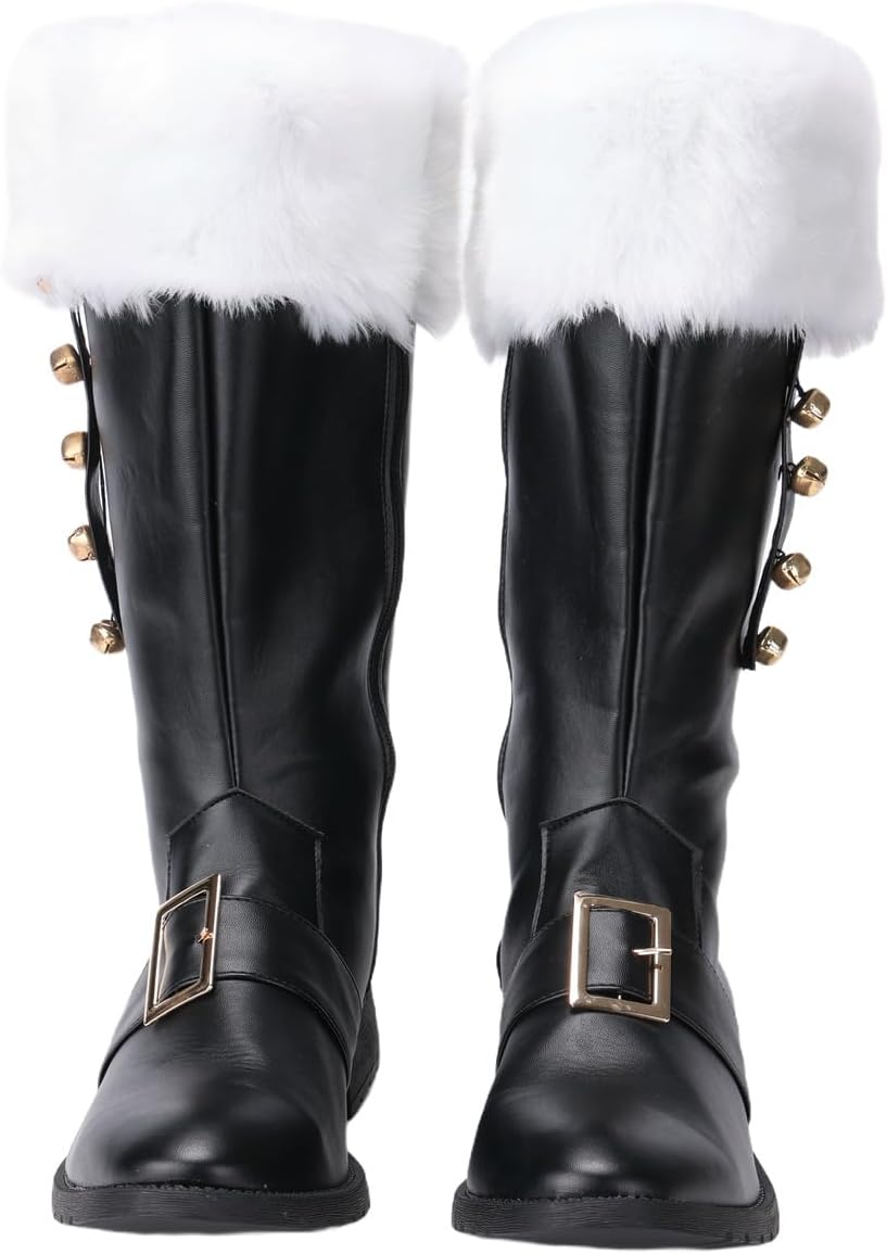 Рождественские ботинки Санта-Клауса UPUPCOS с латунными колокольчиками, традиционные боевые ботинки Санты для мужчин и женщин, Хэллоуин, черный
Рождественские ботинки Санта-Клауса UPUPCOS с латунными колокольчиками, традиционные боевые ботинки Санты для мужчин и женщин, Хэллоуин, черный