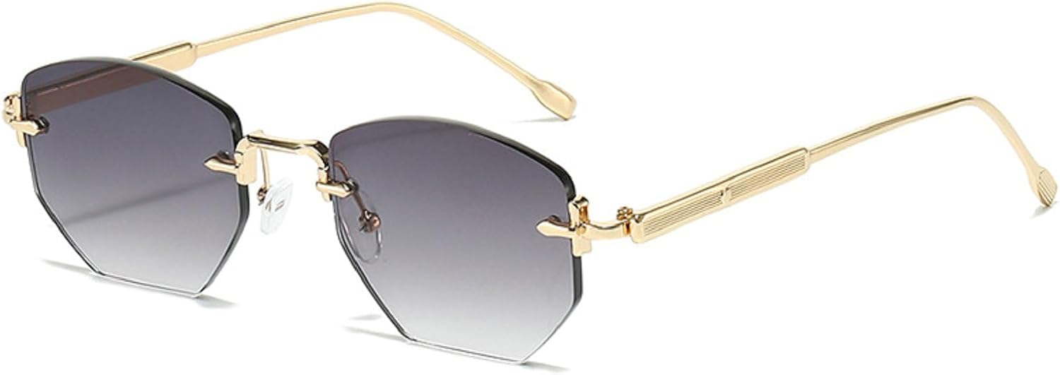 Модные прямоугольные женские солнцезащитные очки в винтажном стиле, без оправы, с градиентными линзами, мужские солнцезащитные очки UV400, трендовые солнцезащитные очки 3830 Melrose, Gold Ggrey
Модные прямоугольные женские солнцезащитные очки в винтажном стиле, без оправы, с градиентными линзами, мужские солнцезащитные очки UV400, трендовые солнцезащитные очки 3830 Melrose, Gold Ggrey