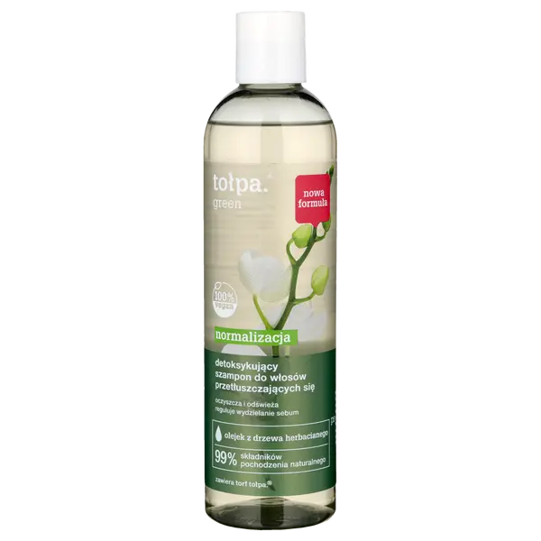 Детокс-шампунь для жирных волос, 300 мл Tołpa Green normalizacja
Детокс-шампунь для жирных волос, 300 мл Tołpa Green normalizacja