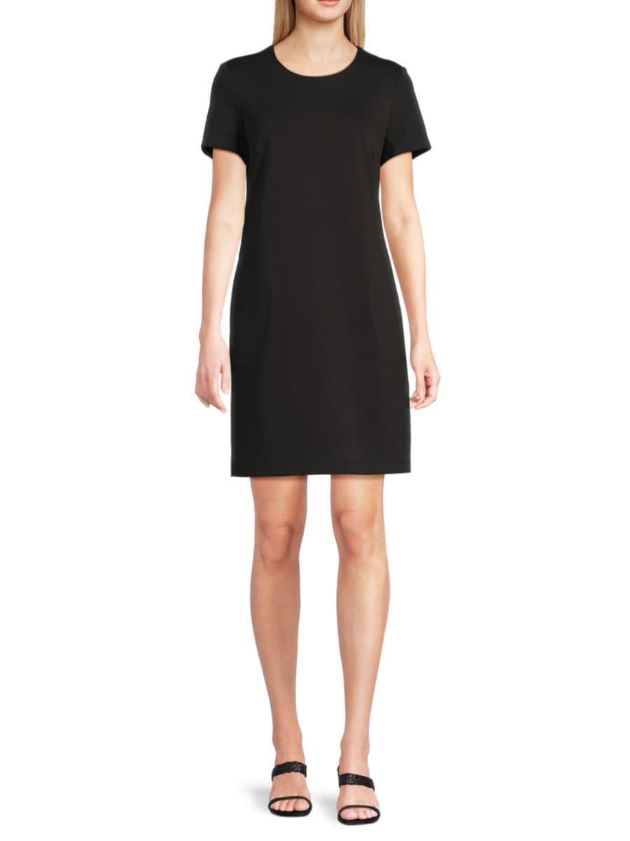 Мини-платье Solid Shift Calvin Klein, черный
Мини-платье Solid Shift Calvin Klein, черный