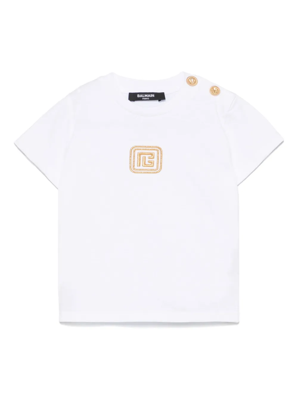 Футболка с вышитым логотипом Balmain Kids, белый
Футболка с вышитым логотипом Balmain Kids, белый
