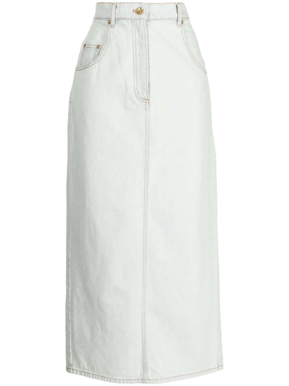 Джинсовая юбка с разрезом Nina Ricci, синий
Джинсовая юбка с разрезом Nina Ricci, синий