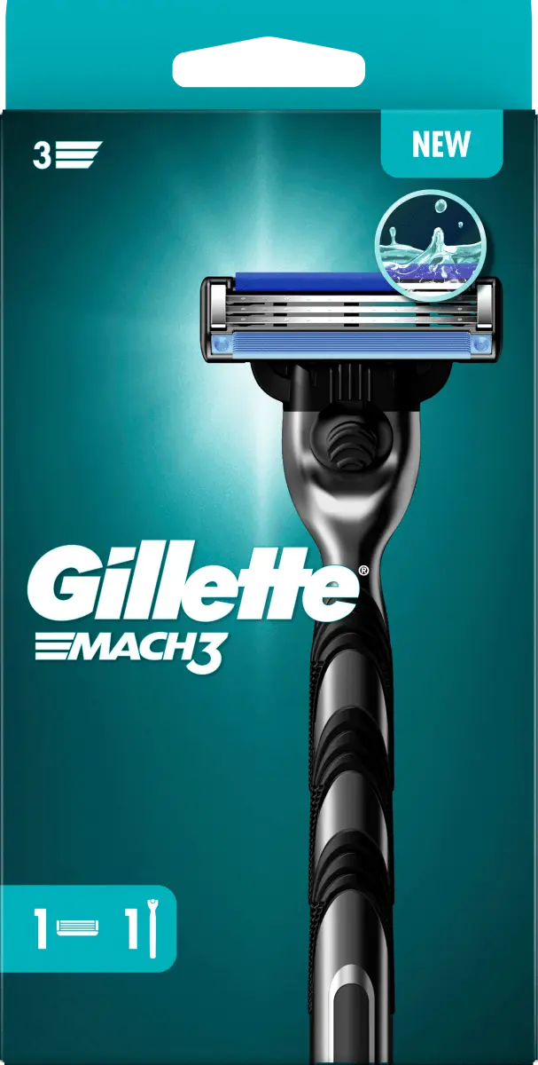 Бритва Mach3 10шт Gillette 
Бритва Mach3 10шт Gillette