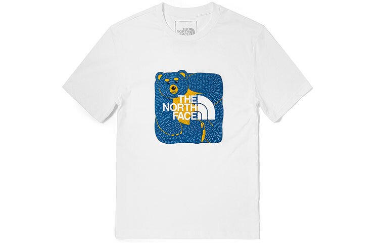 Футболка унисекс белая The North Face, белый 
Футболка унисекс белая The North Face, белый