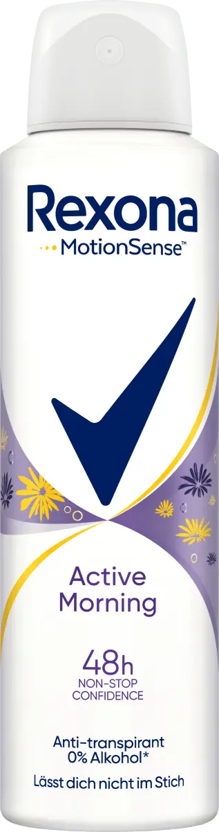 Деоспрей-антитранспирант Активное утро 150 мл. Rexona
Деоспрей-антитранспирант Активное утро 150 мл. Rexona