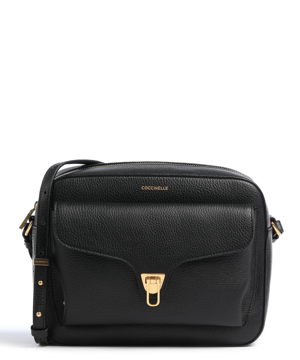 Сумка через плечо Beat Soft из зерненой кожи Coccinelle, черный 
Сумка через плечо Beat Soft из зерненой кожи Coccinelle, черный