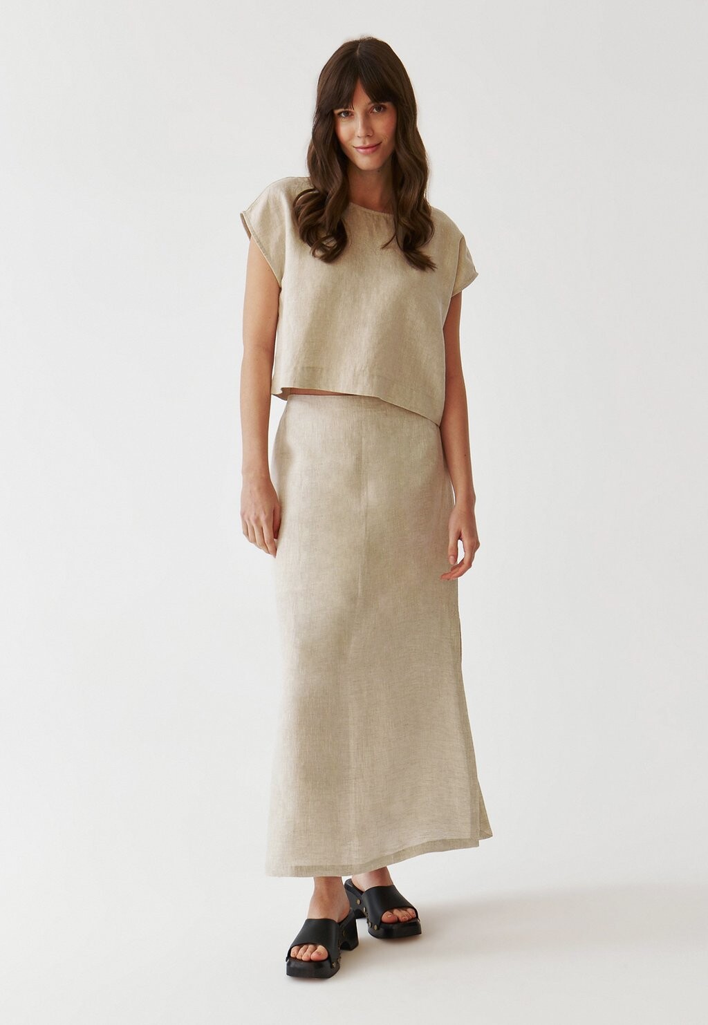 Длинная юбка SENO TATUUM, бежевый
Длинная юбка SENO TATUUM, бежевый