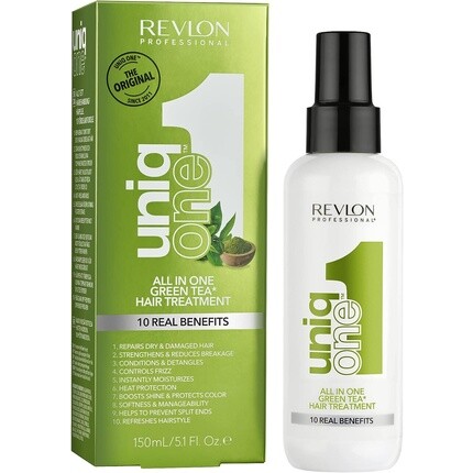 Uniq One All In One Средство для ухода за волосами Зеленый чай 150 мл, Revlon
Uniq One All In One Средство для ухода за волосами Зеленый чай 150 мл, Revlon