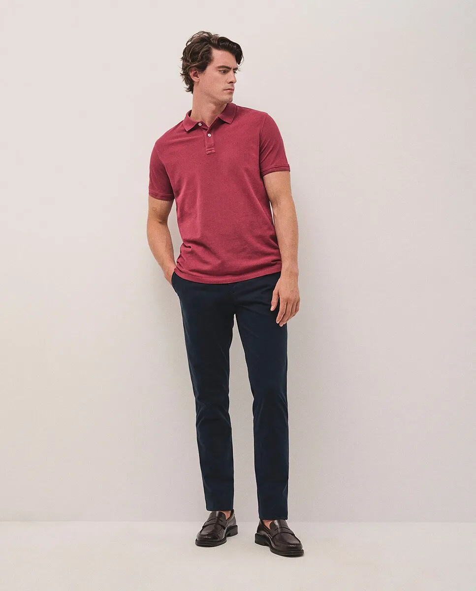 Мужские чиносы классического кроя тонированные Roberto Verino, темно-синий
Мужские чиносы классического кроя тонированные Roberto Verino, темно-синий