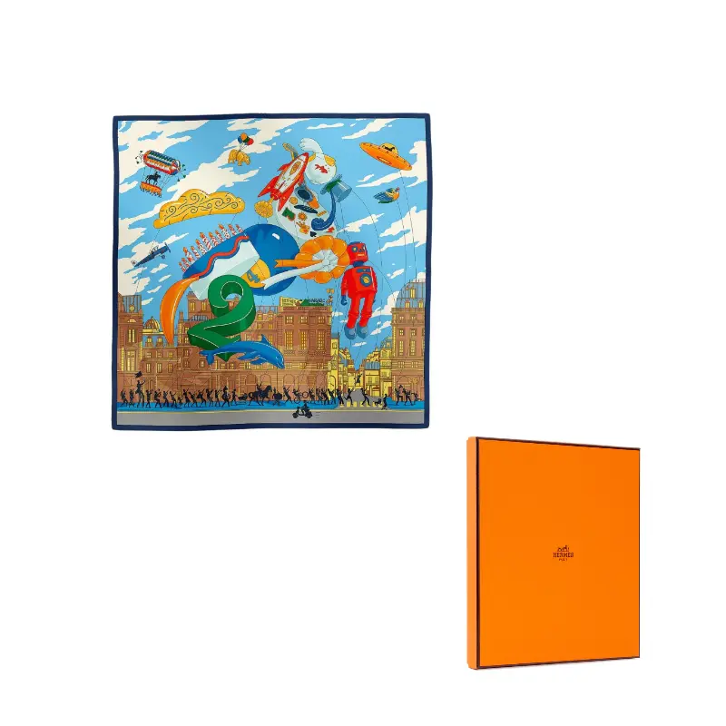 HERMES Шёлковый шарф Multicolor, Multicolor
HERMES Шёлковый шарф Multicolor, Multicolor