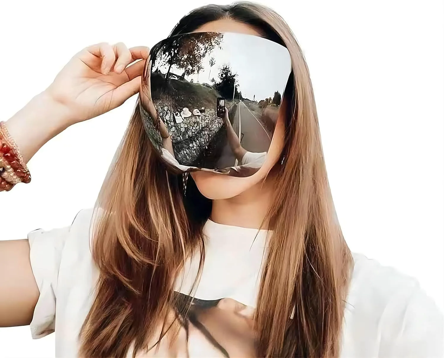 Большие солнцезащитные очки, закрывающие все лицо, - модный поляризованный защитный лицевой щиток от солнца, для пляжа и активного отдыха на природе CHENSHU, Blue
Большие солнцезащитные очки, закрывающие все лицо, - модный поляризованный защитный лицевой щиток от солнца, для пляжа и активного отдыха на природе CHENSHU, Blue