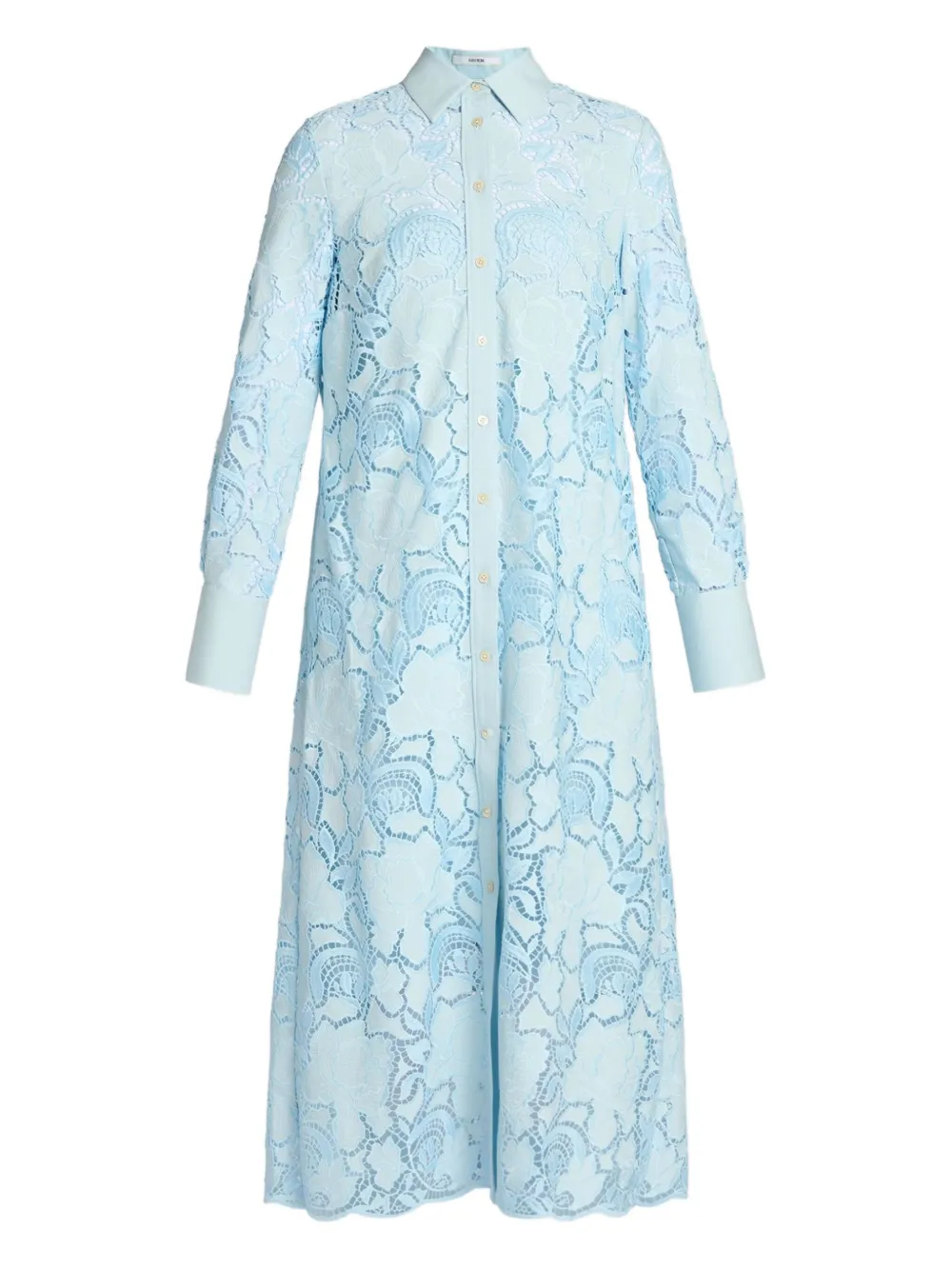 Платье-рубашка с цветочным кружевом ERDEM, синий
Платье-рубашка с цветочным кружевом ERDEM, синий
