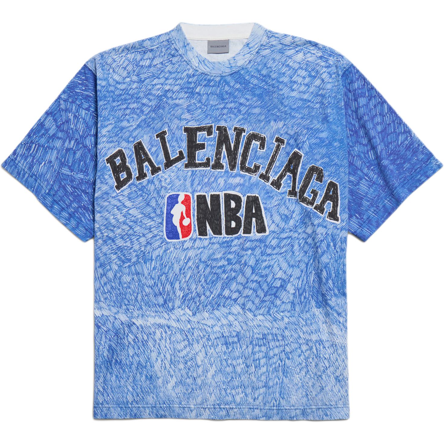 Balenciaga Футболка NBA SS26 Loose Fit мужская синяя
Balenciaga Футболка NBA SS26 Loose Fit мужская синяя