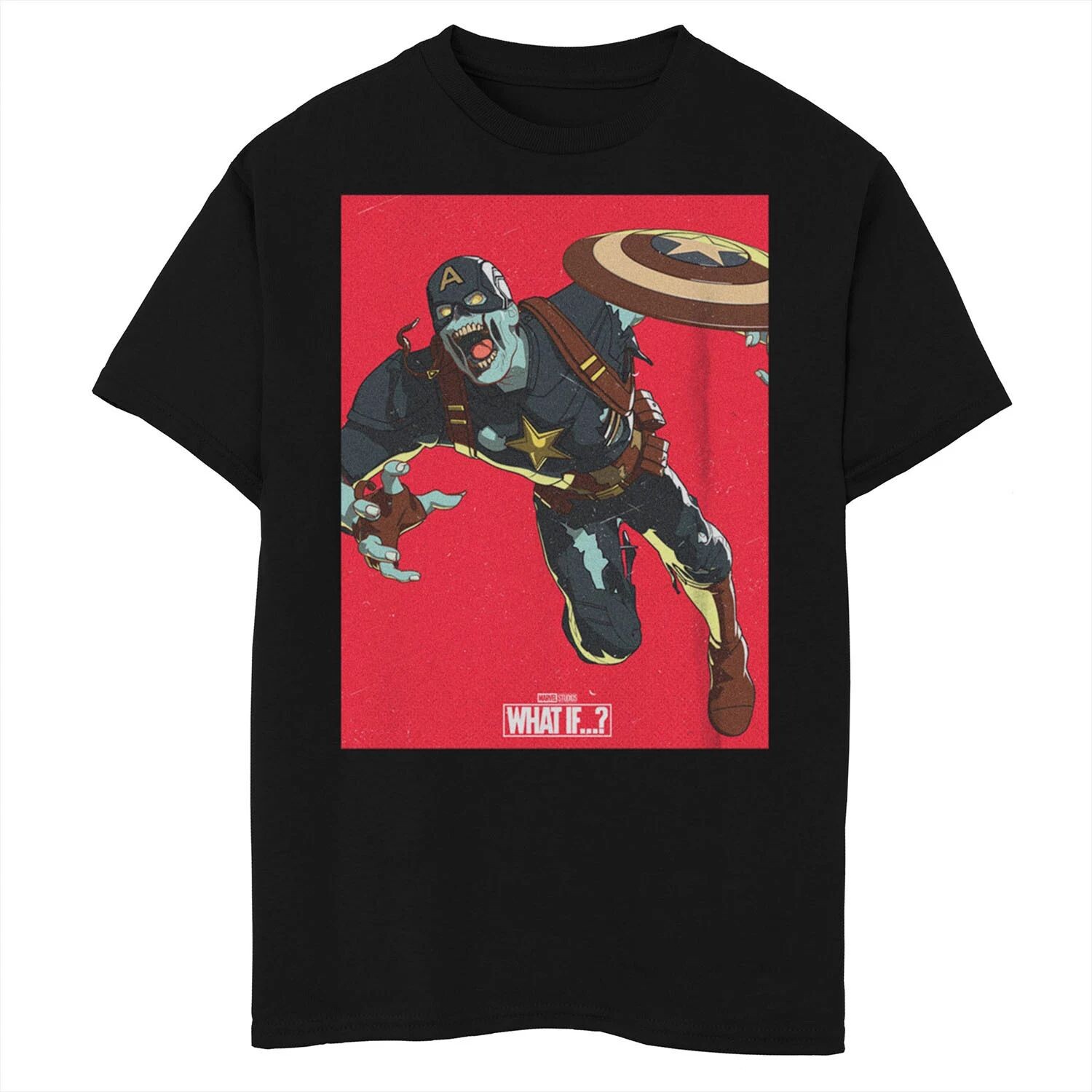 Футболка с обложкой «Капитан Америка Зомби» для мальчиков 8–20 лет Marvel «Что, если бы» с рисунком зомби Marvel
Футболка с обложкой «Капитан Америка Зомби» для мальчиков 8–20 лет Marvel «Что, если бы» с рисунком зомби Marvel