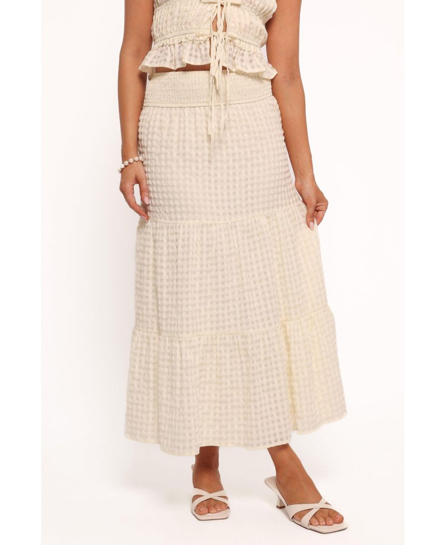 Женская юбка-миди Farica в клетку - кремового цвета Petal and Pup, Cream
Женская юбка-миди Farica в клетку - кремового цвета Petal and Pup, Cream