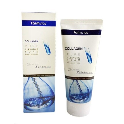 Farmstay Collagen Pure очищающая пенка 180 мл
Farmstay Collagen Pure очищающая пенка 180 мл