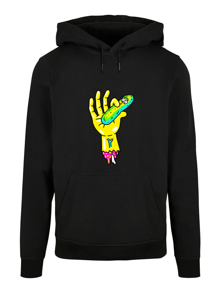 Пуловер F4NT4STIC Basic Hoodie Rick und Morty Pickle Hand, черный 
Пуловер F4NT4STIC Basic Hoodie Rick und Morty Pickle Hand, черный
