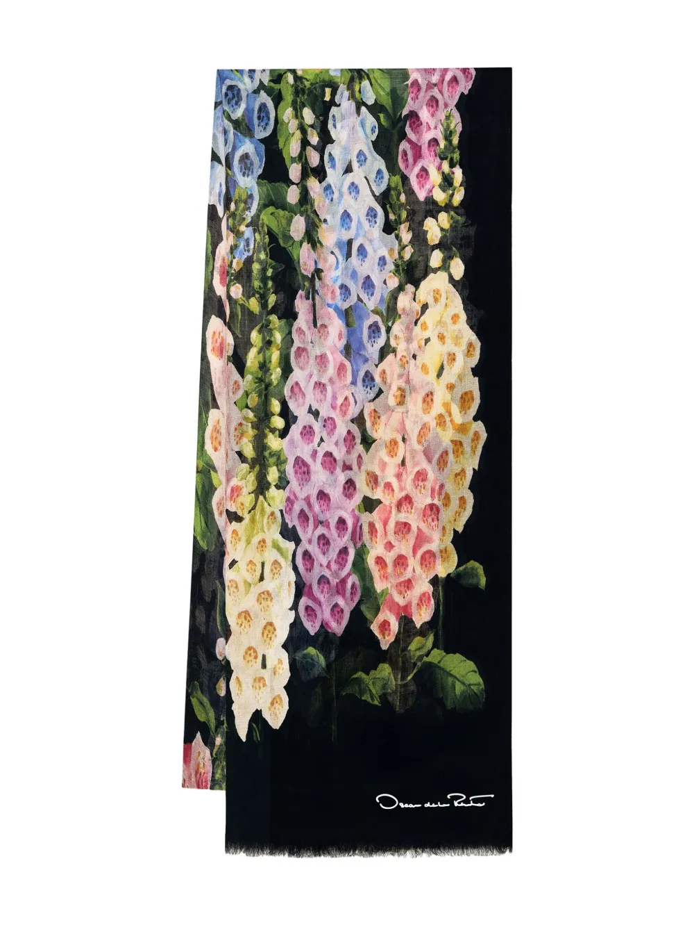 Платок с цветочным принтом Oscar De La Renta, черный
Платок с цветочным принтом Oscar De La Renta, черный