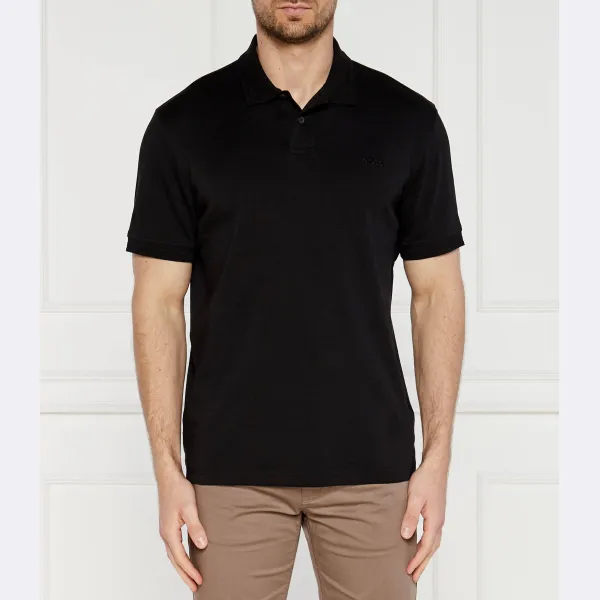 Рубашка поло стандартного кроя Boss, черный
Рубашка поло стандартного кроя Boss, черный