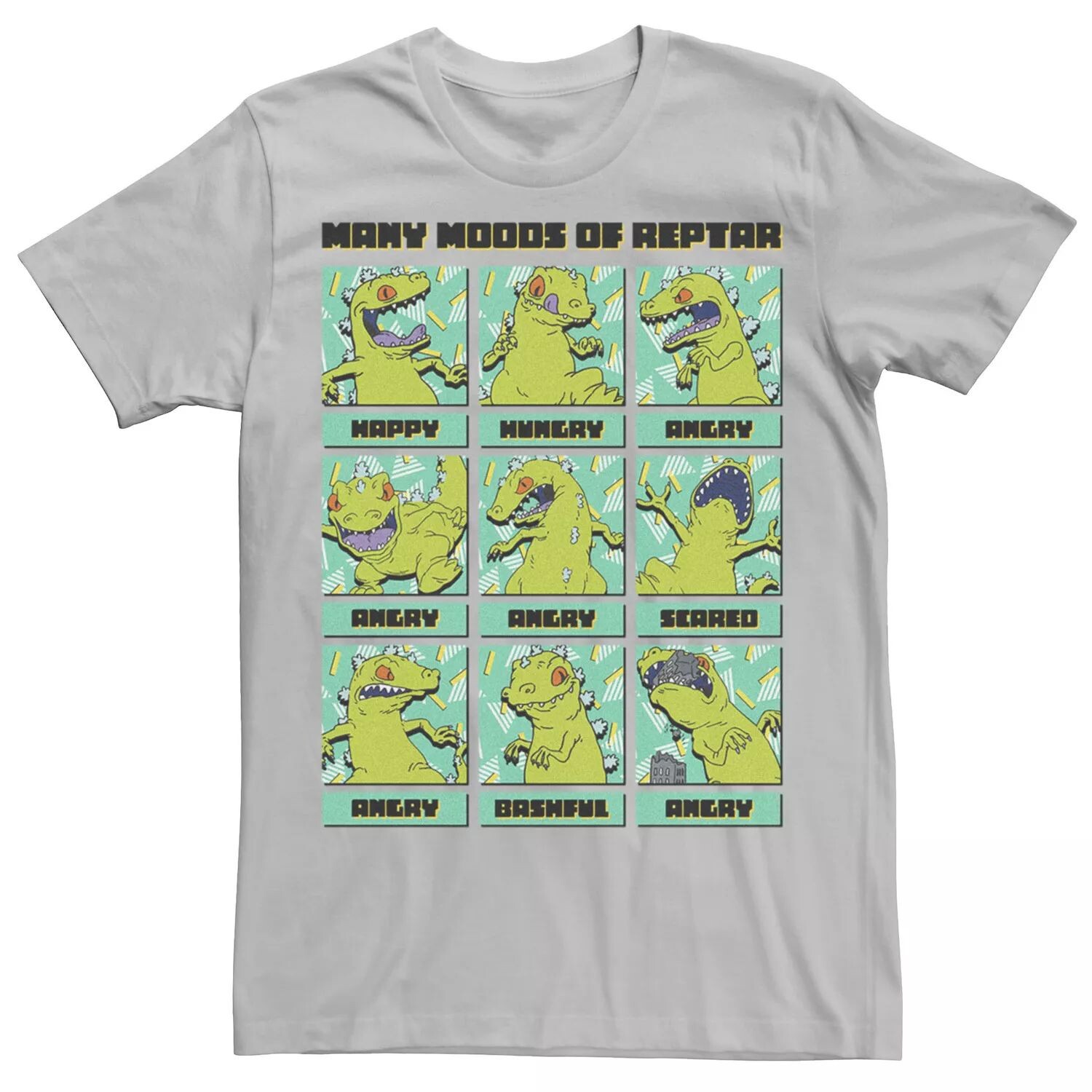 Мужская футболка Rugrats The Many Emotions Of Reptar Licensed Character
Мужская футболка Rugrats The Many Emotions Of Reptar Licensed Character
