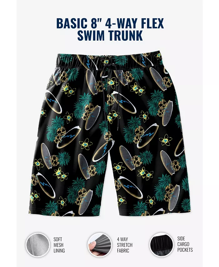 Плавки Big & Tall Basic 8" 4-Way Flex KingSize, мультиколор
Плавки Big & Tall Basic 8" 4-Way Flex KingSize, мультиколор