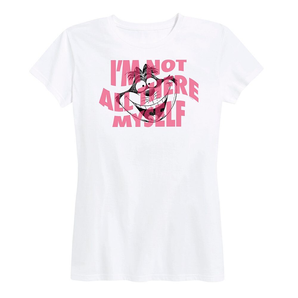 Женская футболка Disney's Alice in Wonderland с рисунком «I'm Not All There Myself», белый
Женская футболка Disney's Alice in Wonderland с рисунком «I'm Not All There Myself», белый