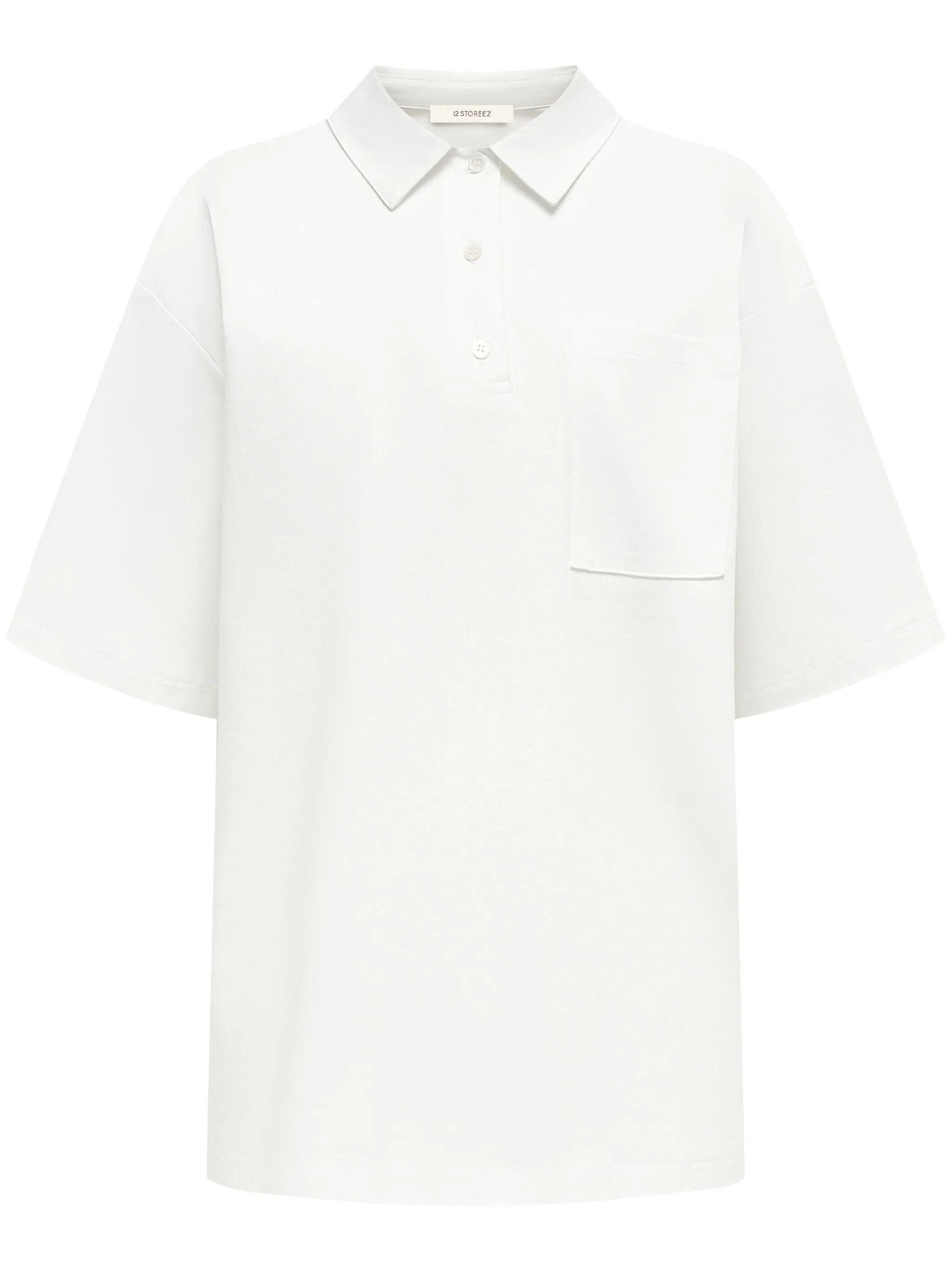 Рубашка поло с нагрудным карманом 12 Storeez, белый
Рубашка поло с нагрудным карманом 12 Storeez, белый