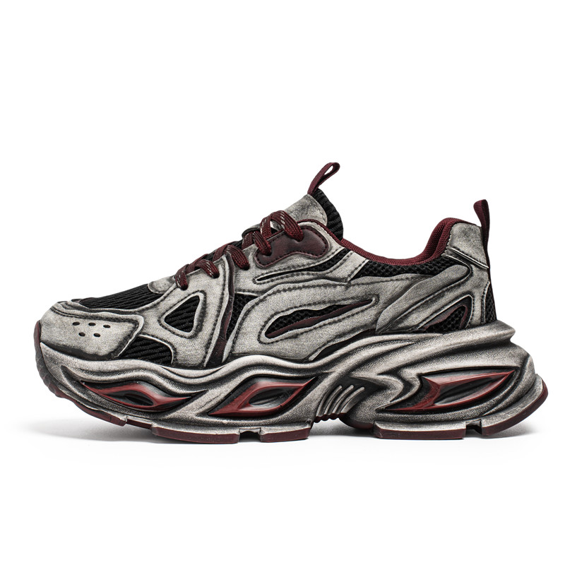 NANJIREN Низкие массивные кроссовки мужские серо-красные, цвет Gray Red
NANJIREN Низкие массивные кроссовки мужские серо-красные, цвет Gray Red