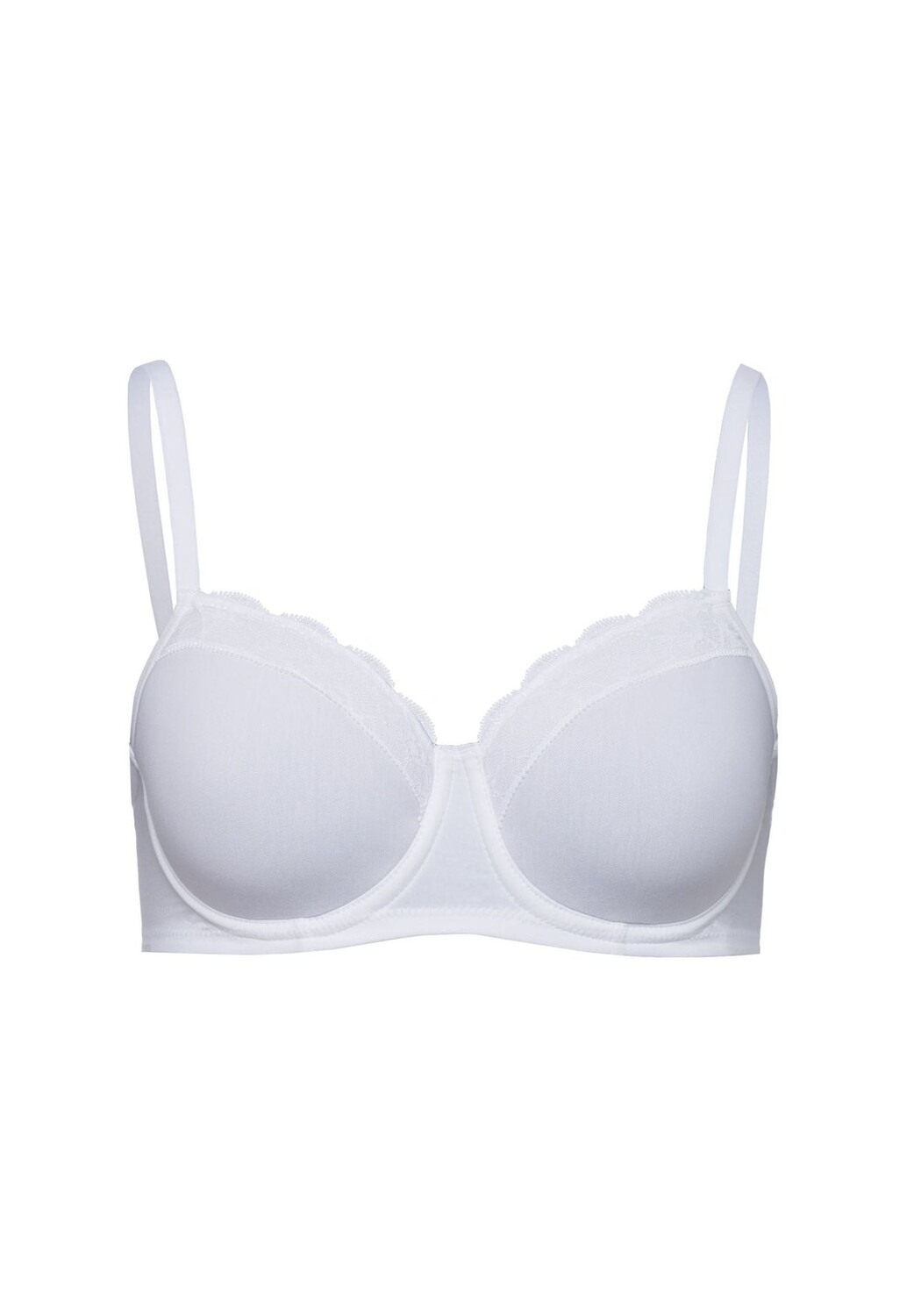 Бюстгальтер из хлопкового кружева с чашками HANRO, белый
Бюстгальтер из хлопкового кружева с чашками HANRO, белый