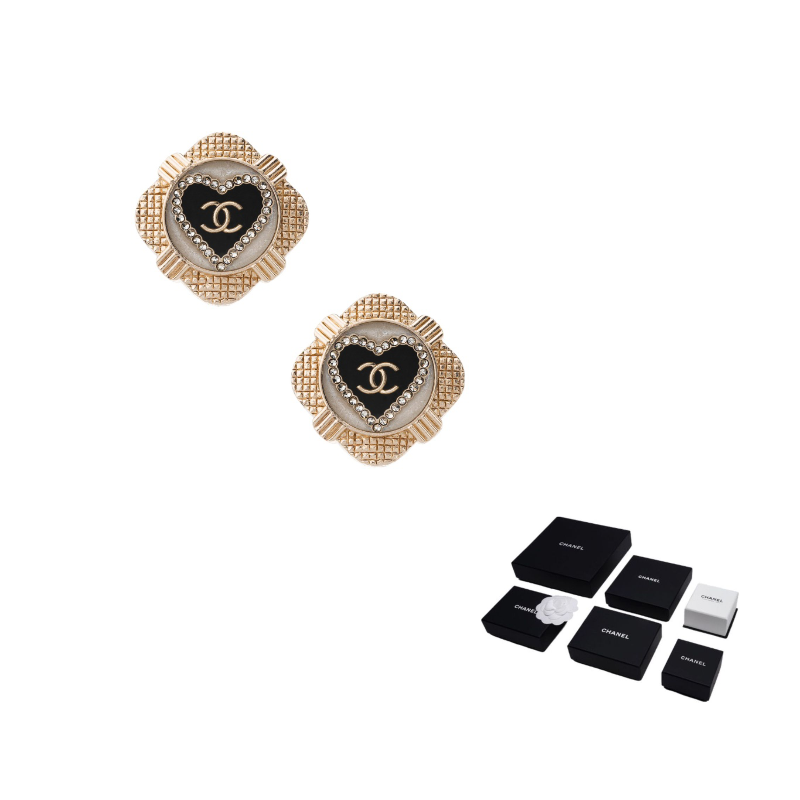 CHANEL Серьги Women's Gold/Black/White
CHANEL Серьги Women's Gold/Black/White