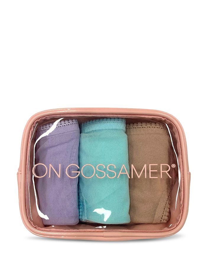 Сет из 3 бикини с сетчатыми вставками On Gossamer, мультиколор
Сет из 3 бикини с сетчатыми вставками On Gossamer, мультиколор