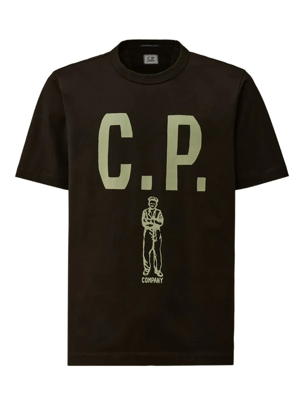 Футболка с круглым вырезом и графическим принтом C.P. Company, черный
Футболка с круглым вырезом и графическим принтом C.P. Company, черный