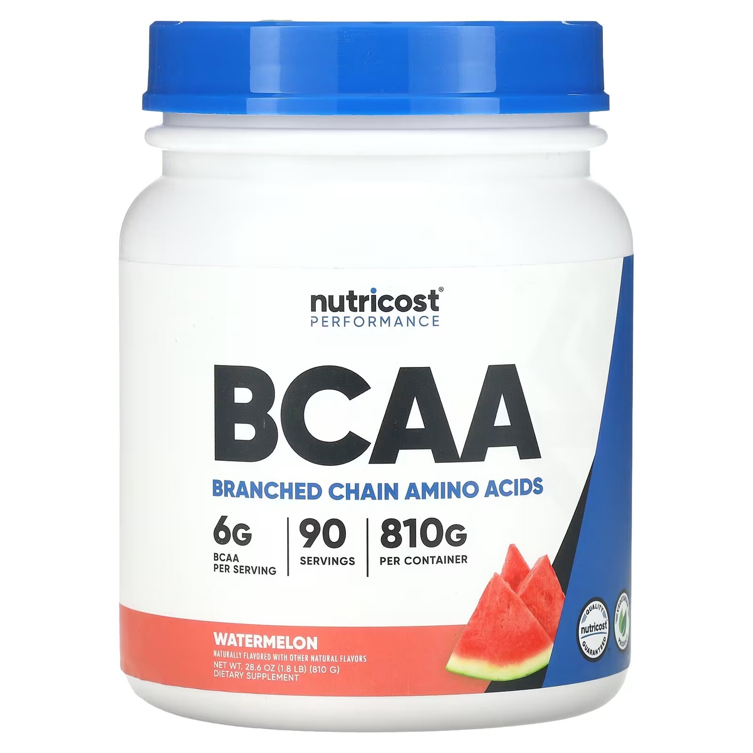 Добавка Nutricost Performance BCAA со вкусом арбуза, 810 г
Добавка Nutricost Performance BCAA со вкусом арбуза, 810 г