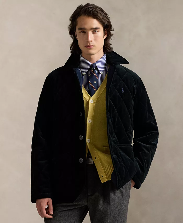 Мужское стеганое пальто из вельвета Polo Ralph Lauren, синий
Мужское стеганое пальто из вельвета Polo Ralph Lauren, синий