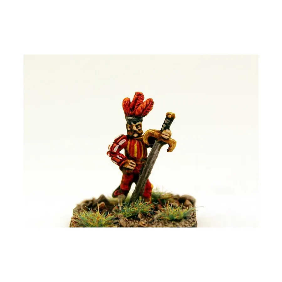 Ландскнехт с двуручным мечом стоя, Altuos Historical Miniatures - Early 16th Century (15mm)
Ландскнехт с двуручным мечом стоя, Altuos Historical Miniatures - Early 16th Century (15mm)