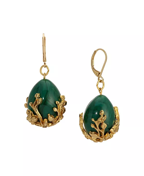 Серьги-Подвески из зелёного золота с золотистыми бусинами 2028, green
Серьги-Подвески из зелёного золота с золотистыми бусинами 2028, green