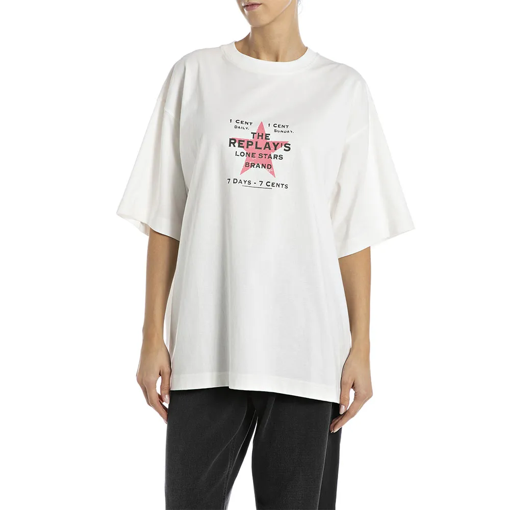 Футболка с коротким рукавом Replay W3399F.000.22662, белый
Футболка с коротким рукавом Replay W3399F.000.22662, белый