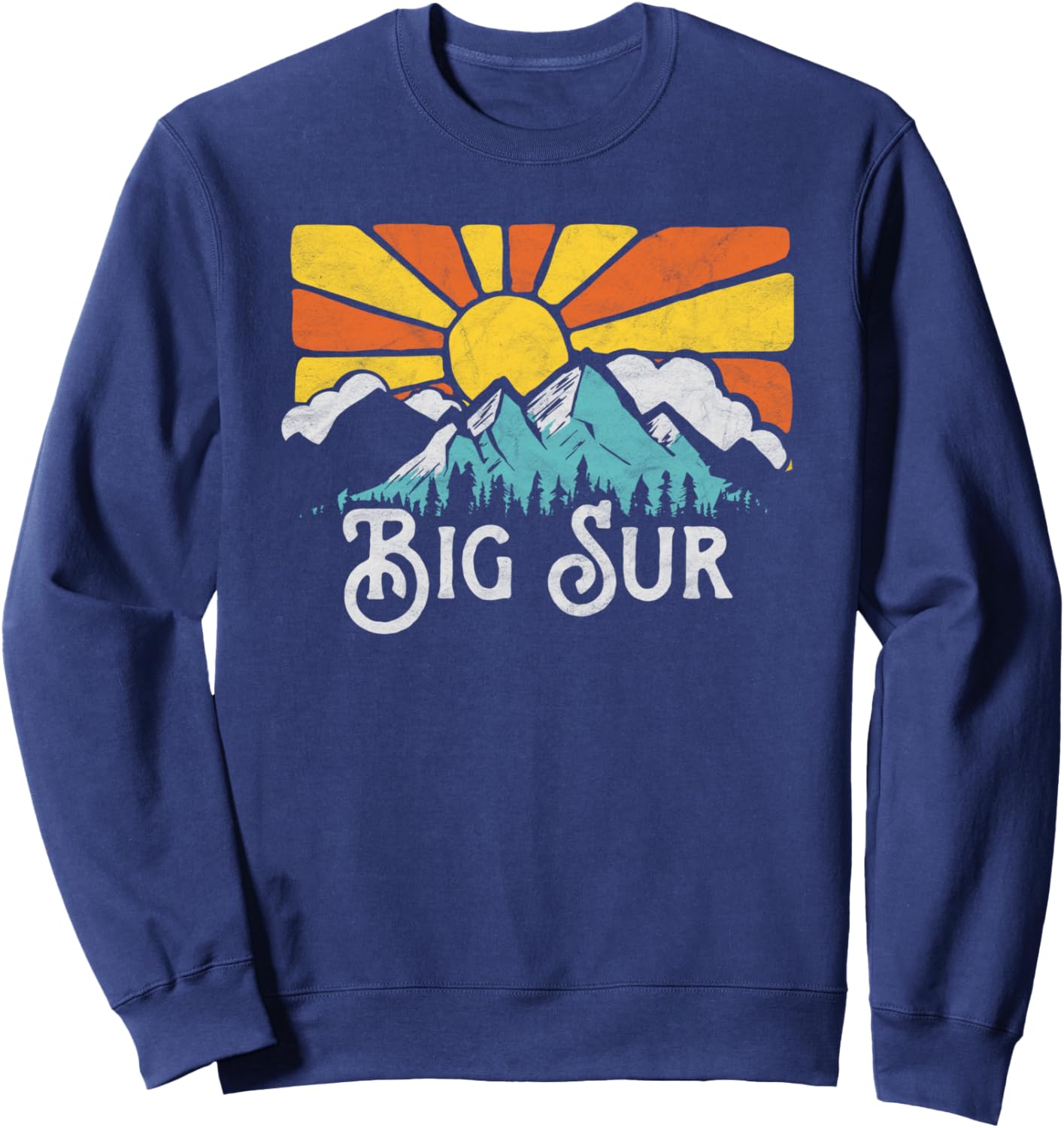 Винтажная толстовка Big Sur Retro Mountains & Sun в стиле 80-х Mountain Life Outdoor Junkie Tees, темно-синий
Винтажная толстовка Big Sur Retro Mountains & Sun в стиле 80-х Mountain Life Outdoor Junkie Tees, темно-синий