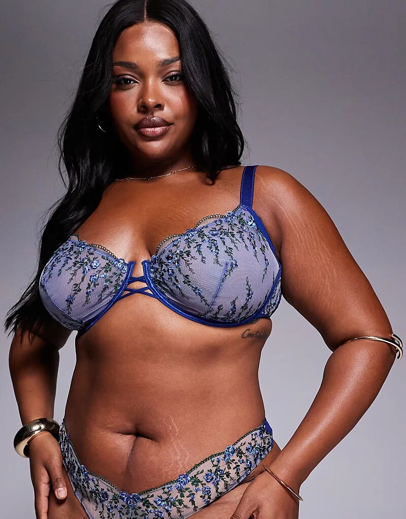 Бюстгальтер на косточках Curve Noa премиум-класса с вышивкой и цветочным принтом темно-синего цвета от ASOS DESIGN Asos Curve
Бюстгальтер на косточках Curve Noa премиум-класса с вышивкой и цветочным принтом темно-синего цвета от ASOS DESIGN Asos Curve